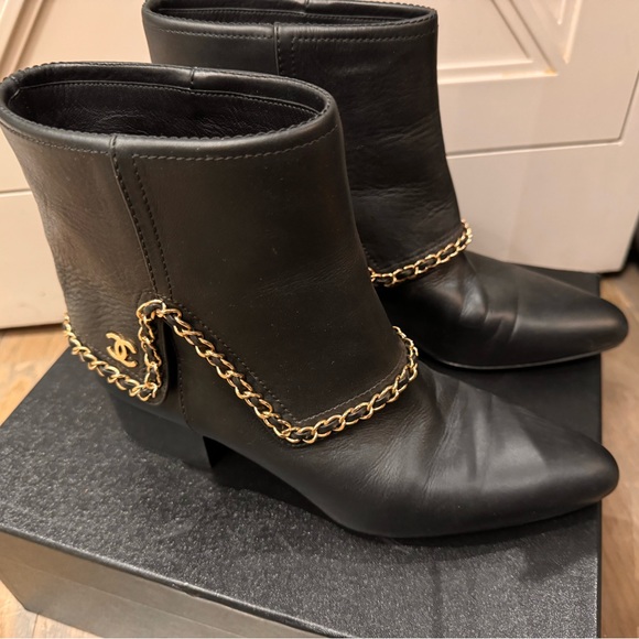 Chanel Black Boots - Picture 1 of 8